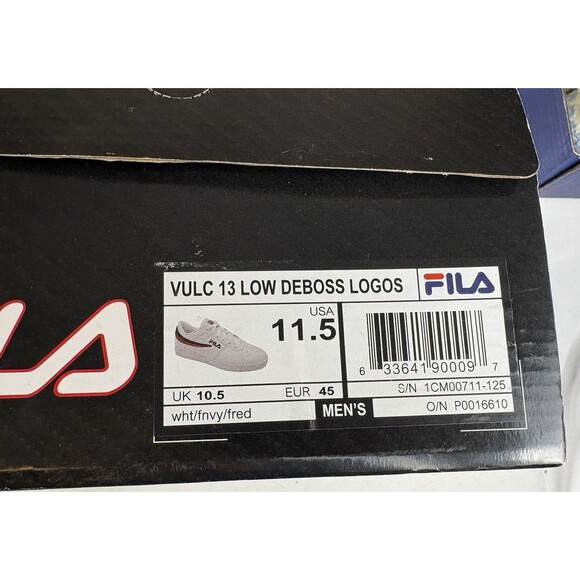 Fila Mens 11.5 Original Fitness Sneakers White Lace Up Low Top 1CM00711-125 main image 7